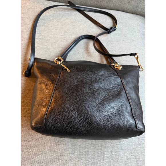 COACH Casey Satchel Leather Black 2Way Shoulder Bag - Picture 7 of 16